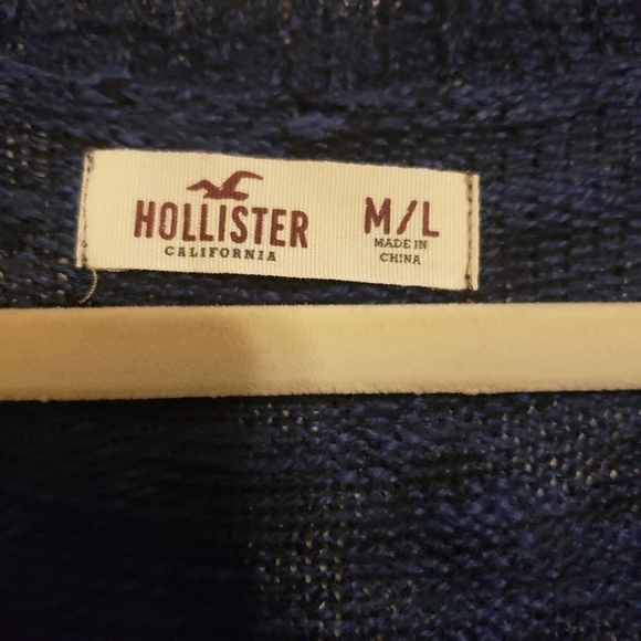 Hollister western long sleeve button up lightweight cardigan size M/L NWT - Picture 7 of 12
